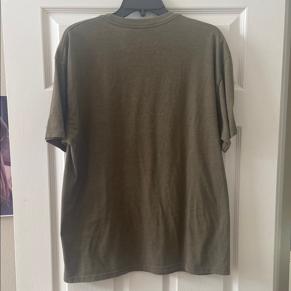 SPY Olive Green Men's T-Shirt - Picture 3 of 3
